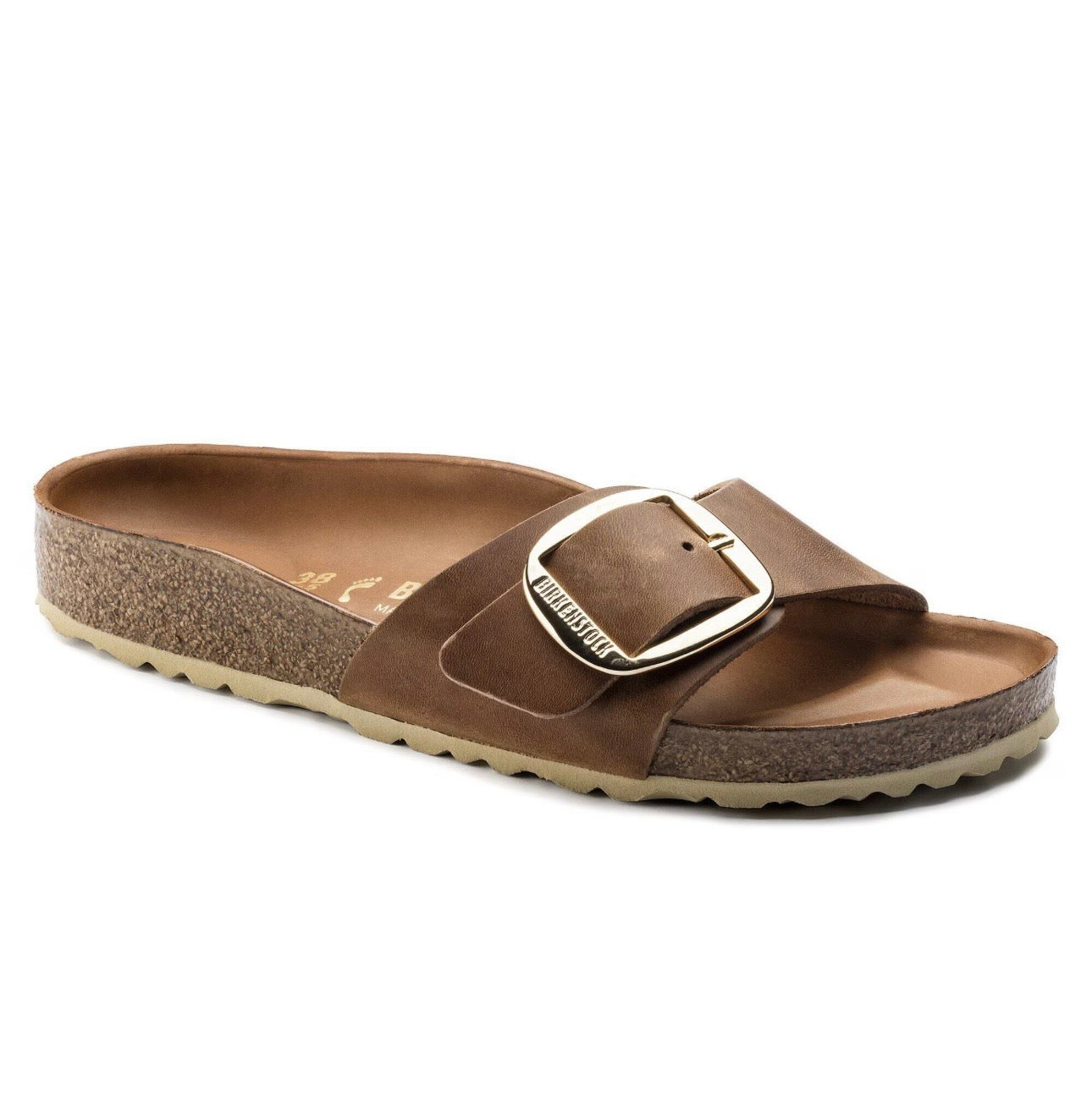 נעלי Birkenstock Madrid Brown Silver מקוריות בעיצוב אופנתי עכשווי לקידום אתר
