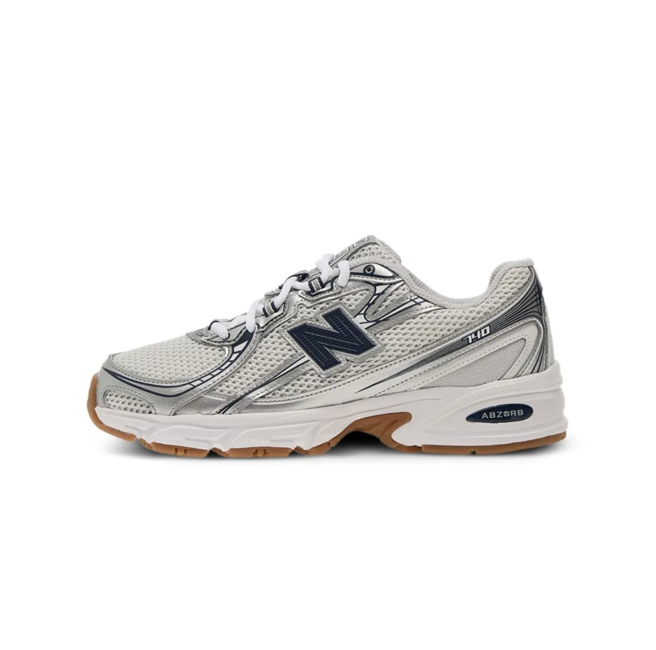 New Balance 740 Silver Dark Blue