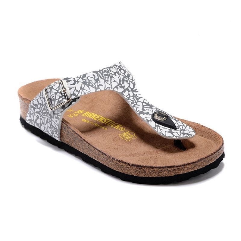 נעלי Birkenstock Gizeh Zebra מקוריות בעיצוב אופנתי עכשווי לקידום אתר