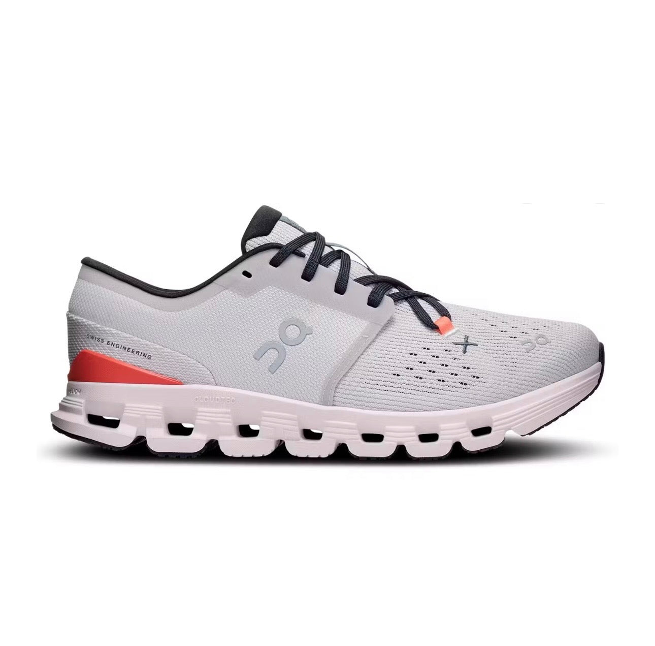 נעלי On Cloud X4 Grey Red מקוריות בעיצוב אופנתי עכשווי לקידום אתר