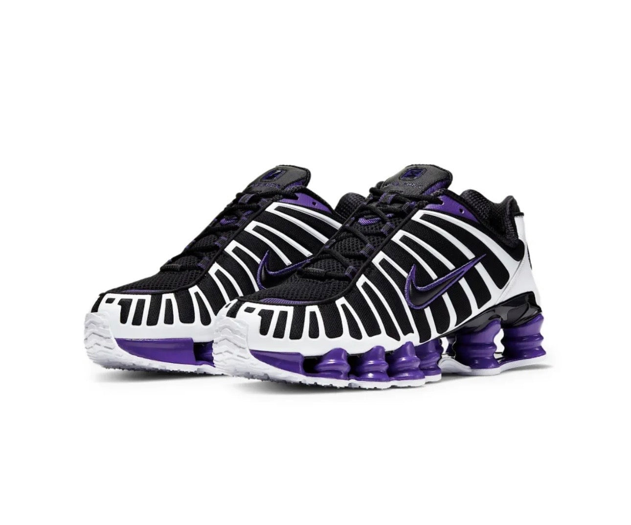Nike Shox Black Purple White