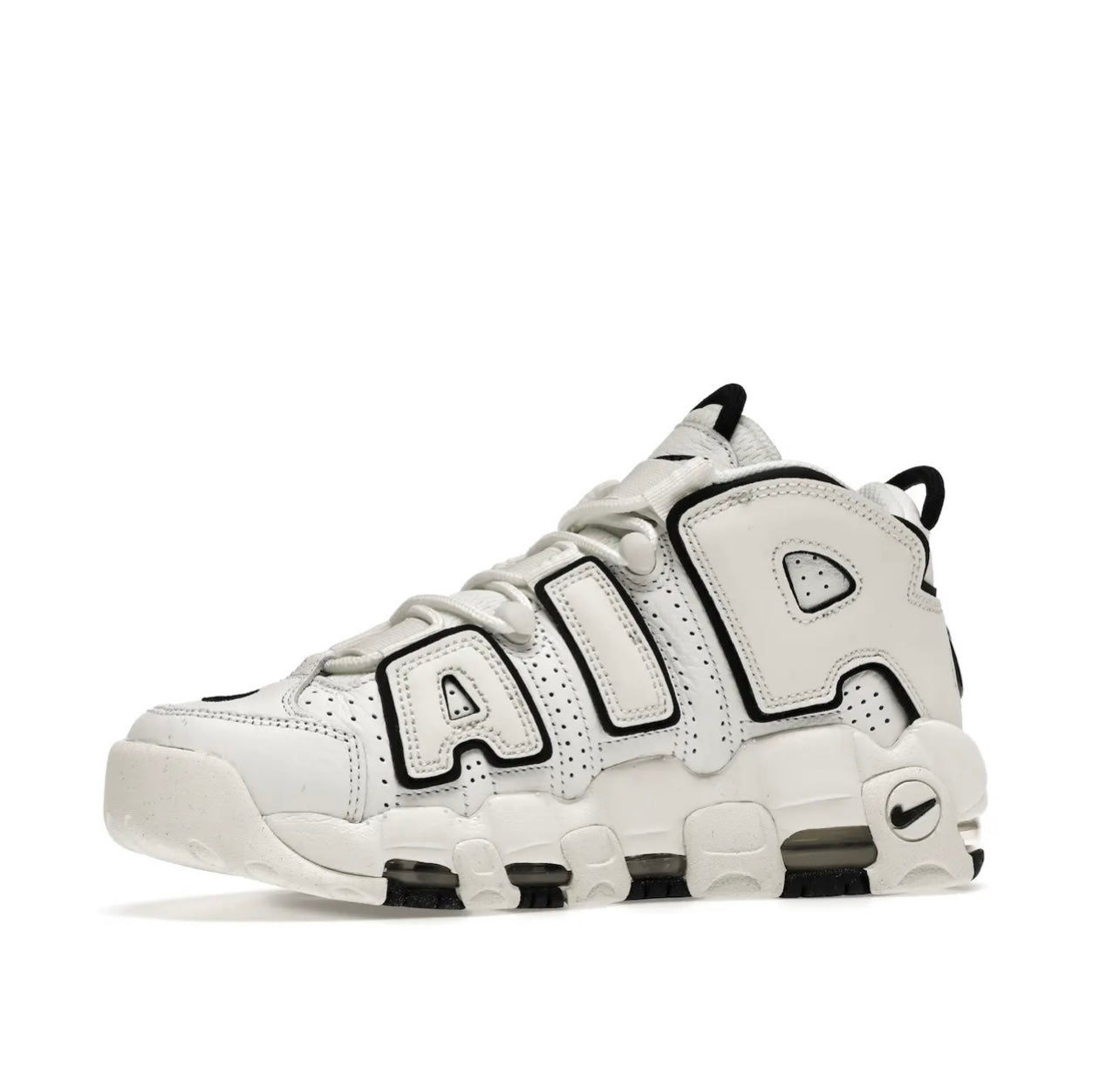 Nike Uptempo לבן שחור