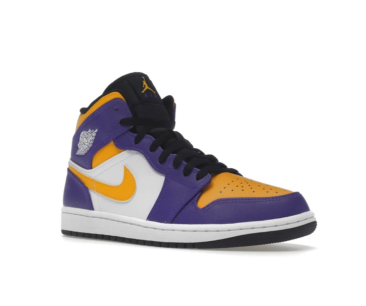 Jordan 1 Retro Mid Lakers מידות 36,46