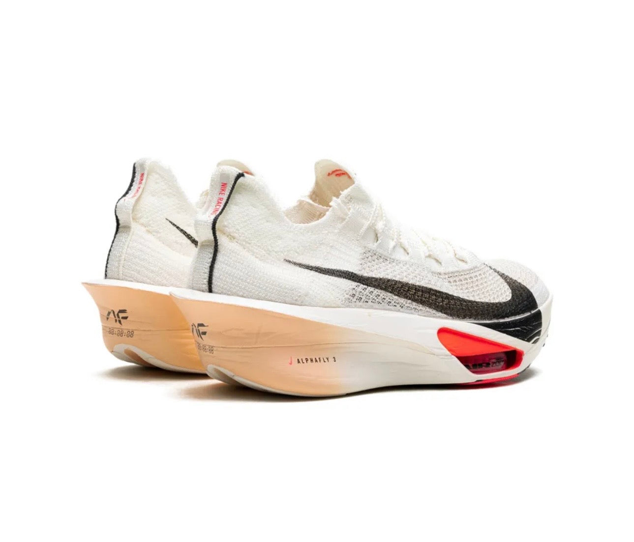 Nike ZOOMX Vaporfly white black peach