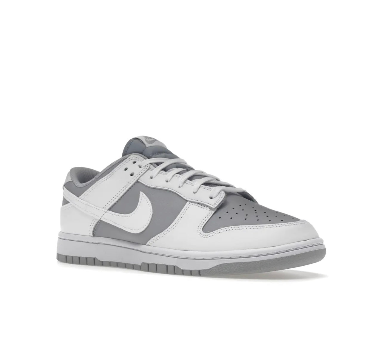 Nike Dunk Low רטרו לבן אפור