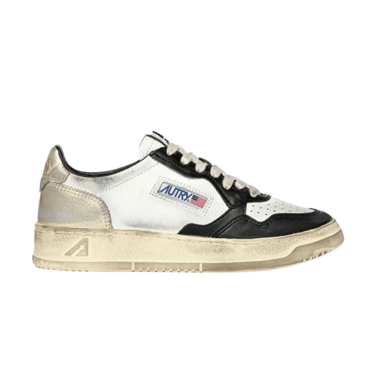 Autry White silver black