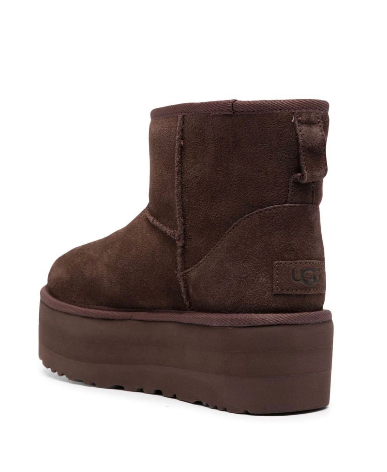 מגפי Ugg Classic Ultra Platform בצבע חום כהה