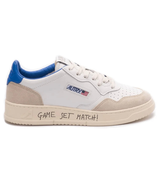Autry White Gray Blue “GAME SET MATCH”