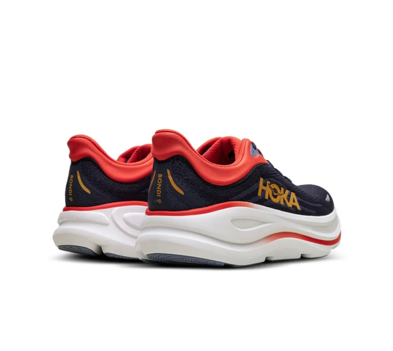 Hoka Bondi 9 Blue Red