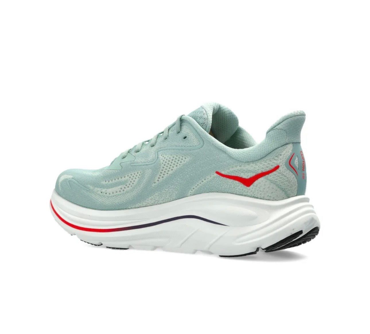 Hoka Clifton 10 Light Blue Red