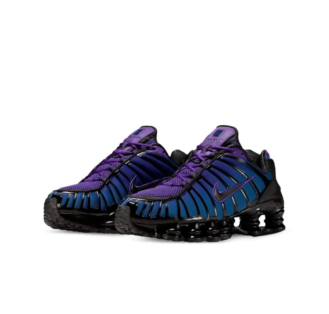 Nike Shox Black purple Blue