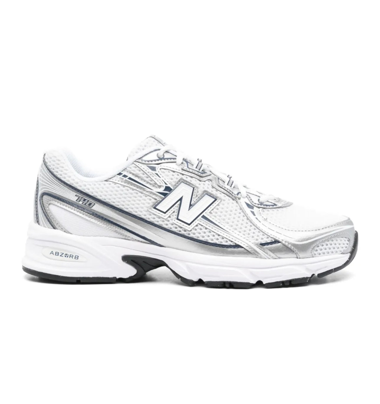 New Balance 740 White Silver