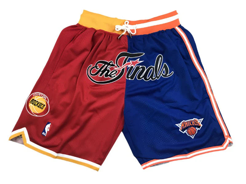 NBA Shorts Just Don Houston Rockets VS New York Knicks | מכנסיי אנ.בי.איי