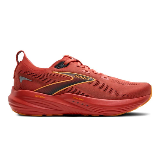 נעלי brooks Glycerin Red Yellow מקוריות בעיצוב אופנתי עכשווי לקידום אתר