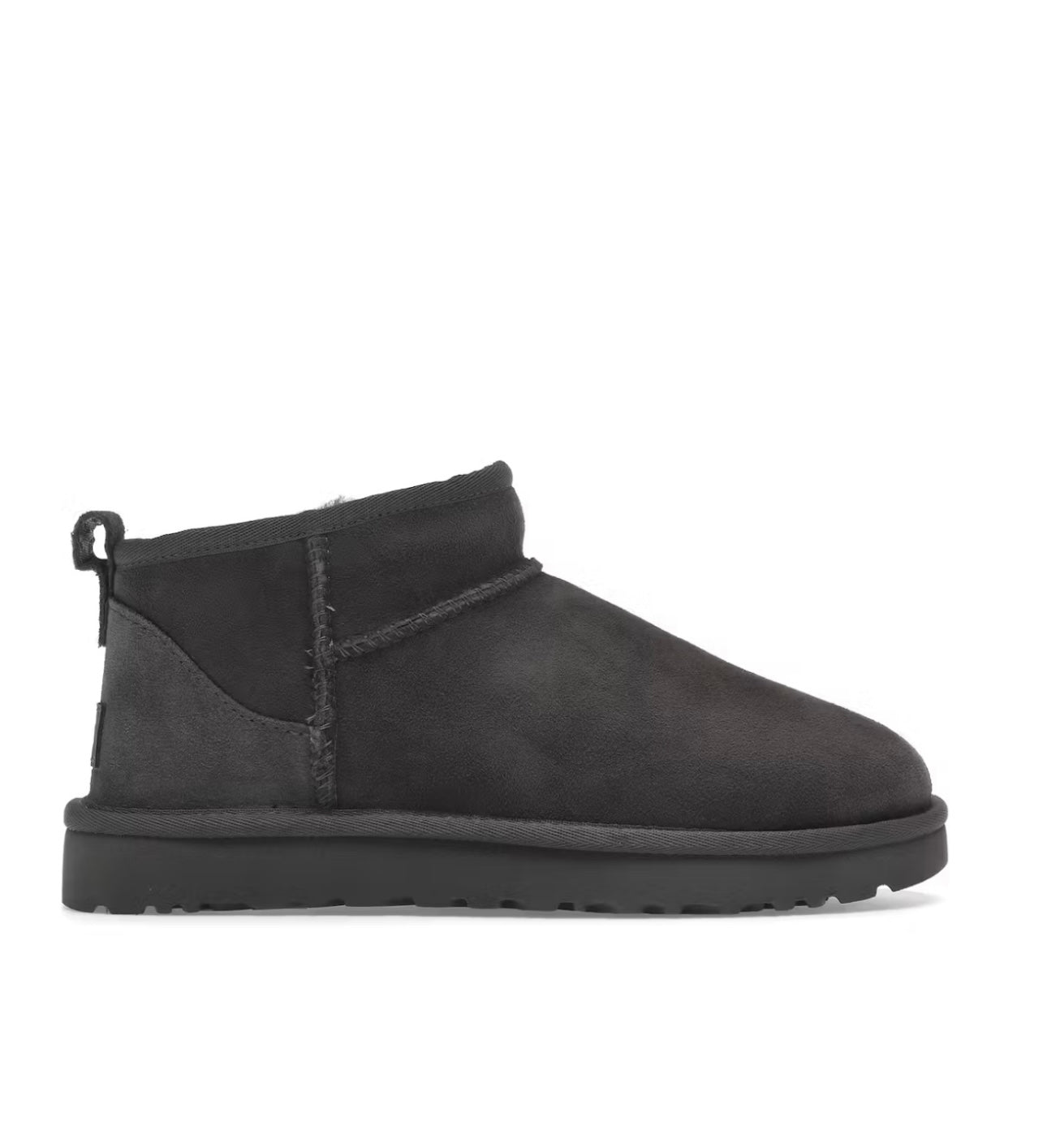 Ugg classic ultra mini ankle boots grey