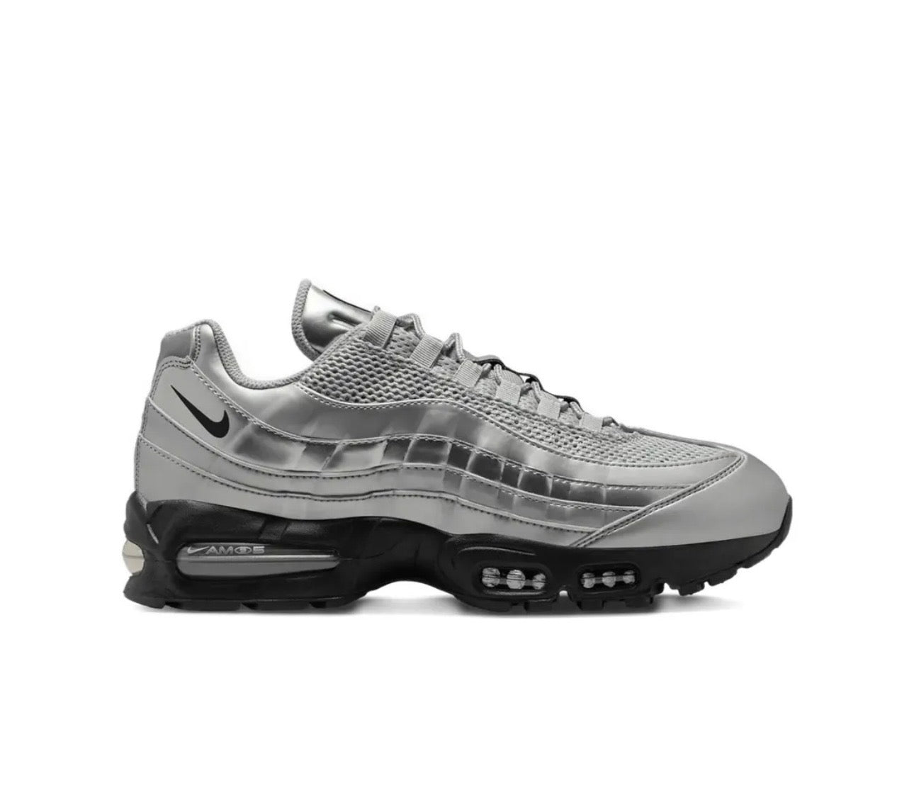 נעלי Nike air Vapormax 95’ silver מקוריות בעיצוב אופנתי עכשווי לקידום אתר