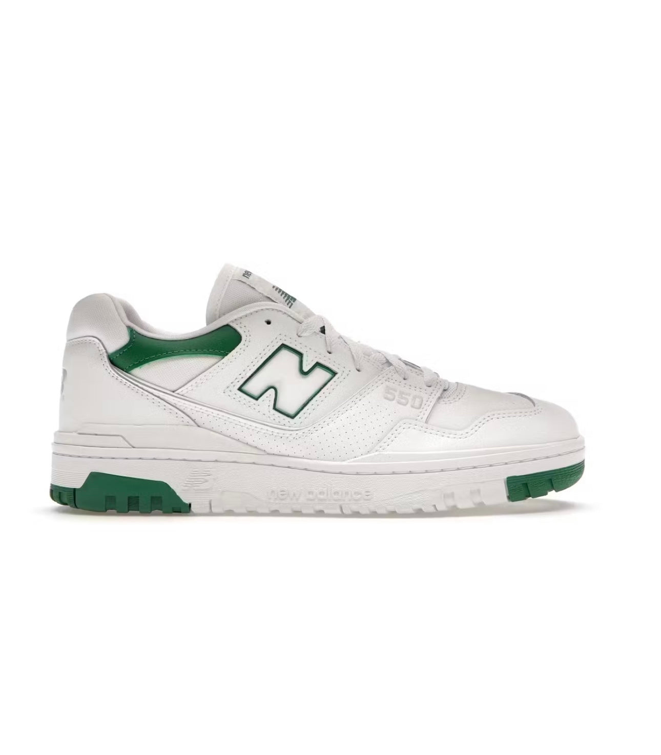 New Balance 550 white green