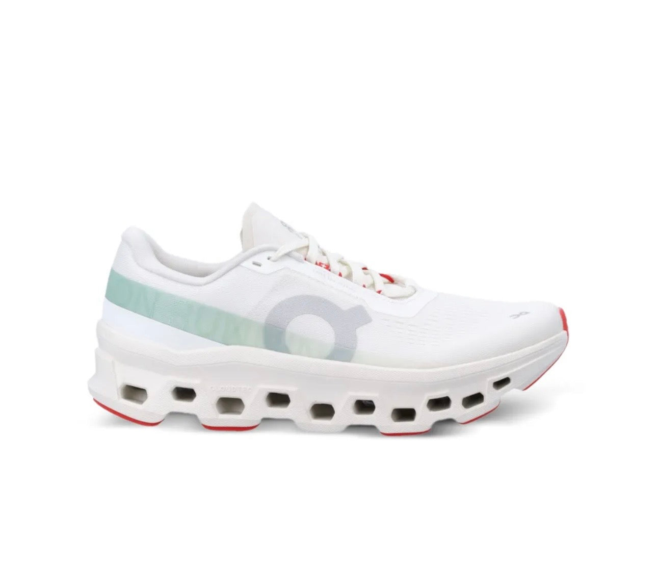 On Cloudmonster white coloured