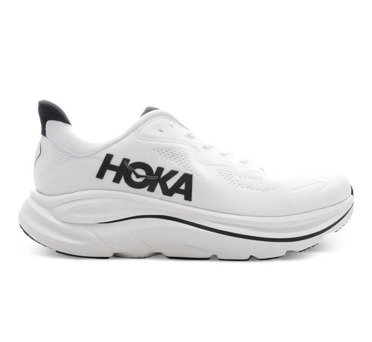 נעלי Hoka Clifton 10 White Black מקוריות בעיצוב אופנתי עכשווי לקידום אתר