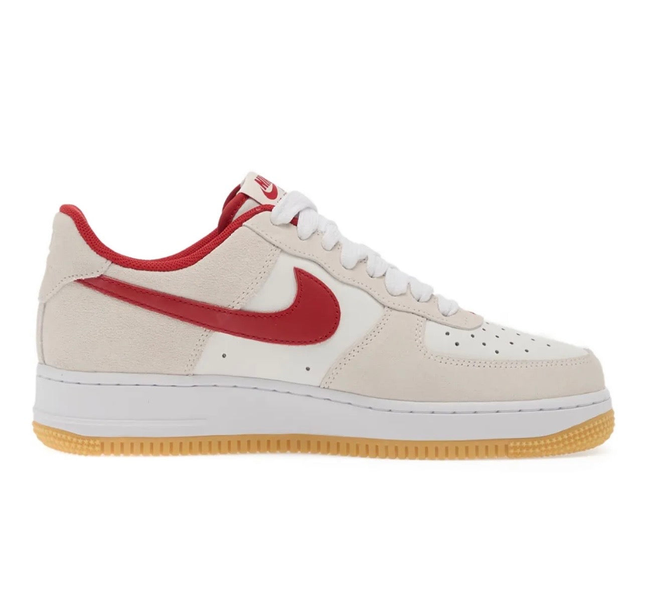 Nike AIR FORCE 1 Cream Red