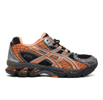 נעלי Asics Gel Nimbus Black Grey Orange מקוריות בעיצוב אופנתי עכשווי לקידום אתר