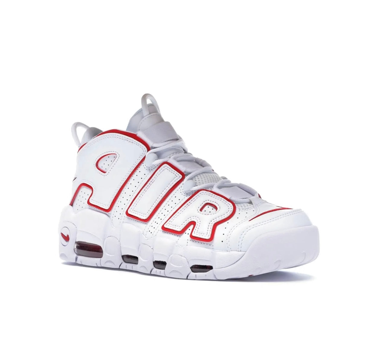 Nike Uptempo לבן אדום