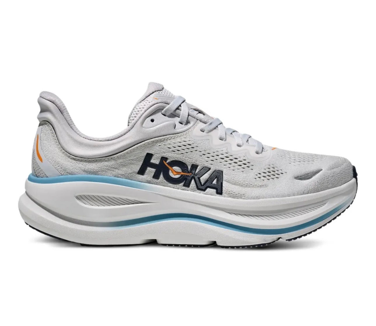 Hoka Bondi 9 Grey Light Blue