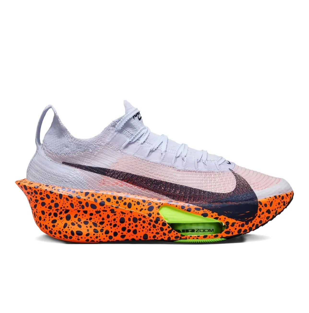 נעלי Nike ZOOMX Vaporfly white orange מקוריות בעיצוב אופנתי עכשווי לקידום אתר