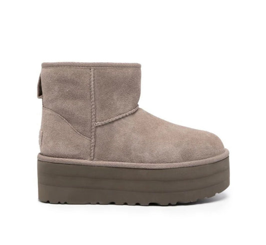 Ugg Classic Ultra Mini Platform Boots Grey