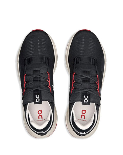 On Cloud Black Cream Red