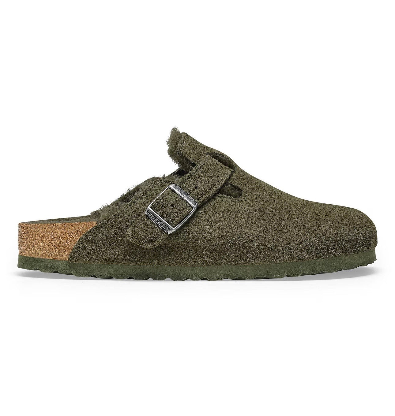 נעלי Birkenstock Boston shearling thyme מקוריות בעיצוב אופנתי עכשווי לקידום אתר