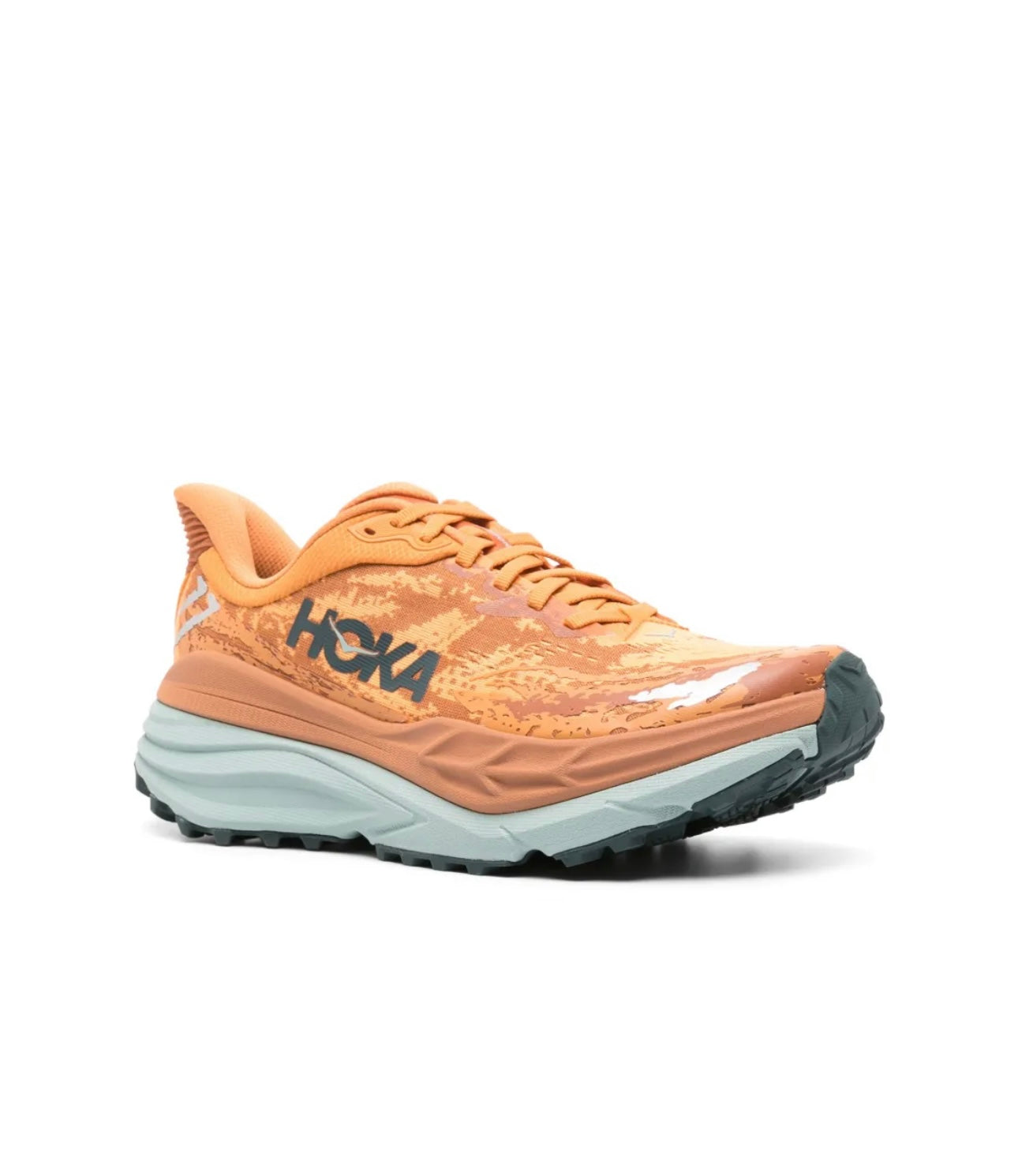 HOKA Bondi 8 Orange Blue