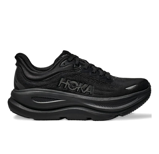 נעלי Hoka Bondi 9 Triple Black מקוריות בעיצוב אופנתי עכשווי לקידום אתר