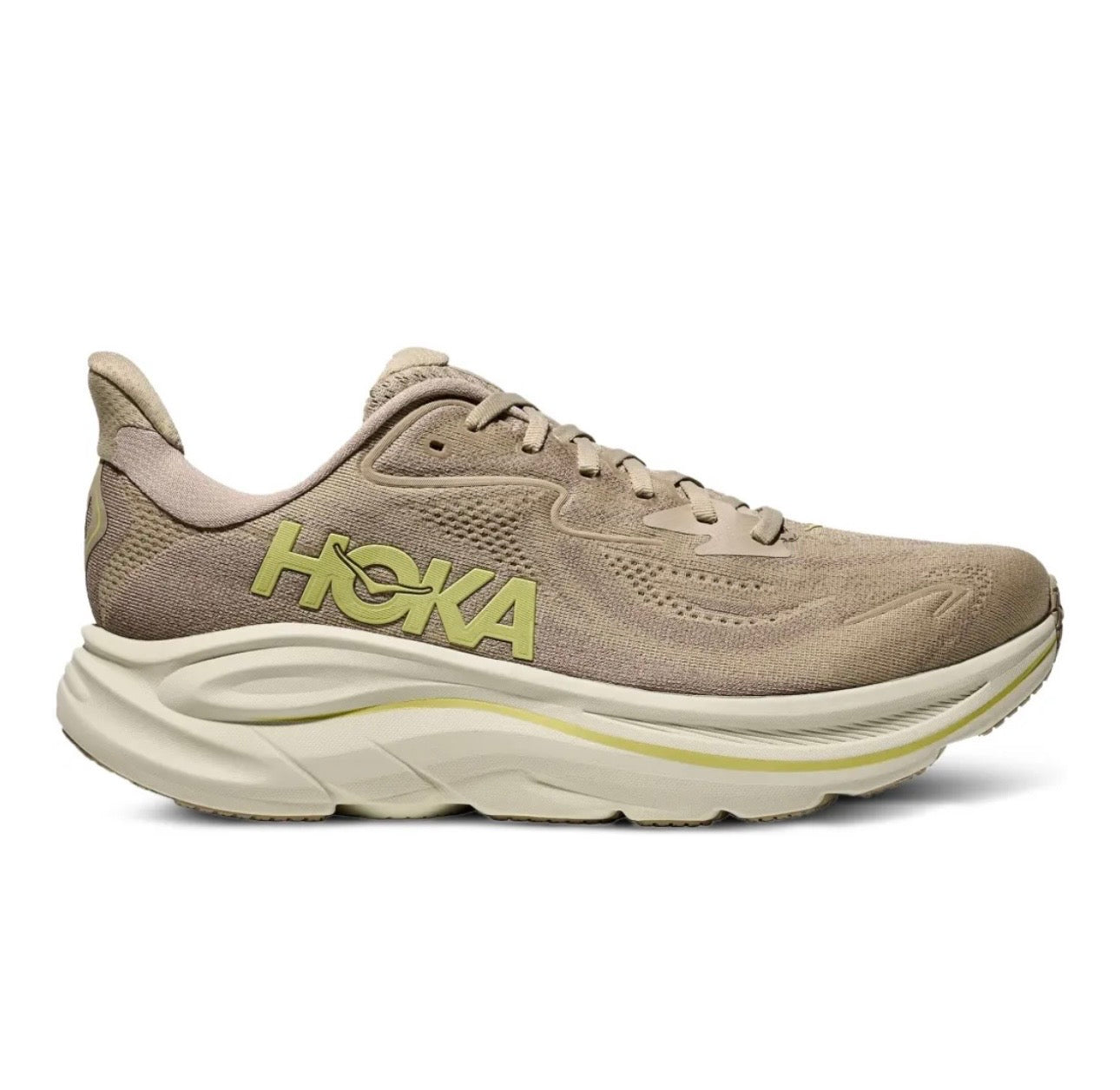 Hoka Clifton 10 Beige Yellow
