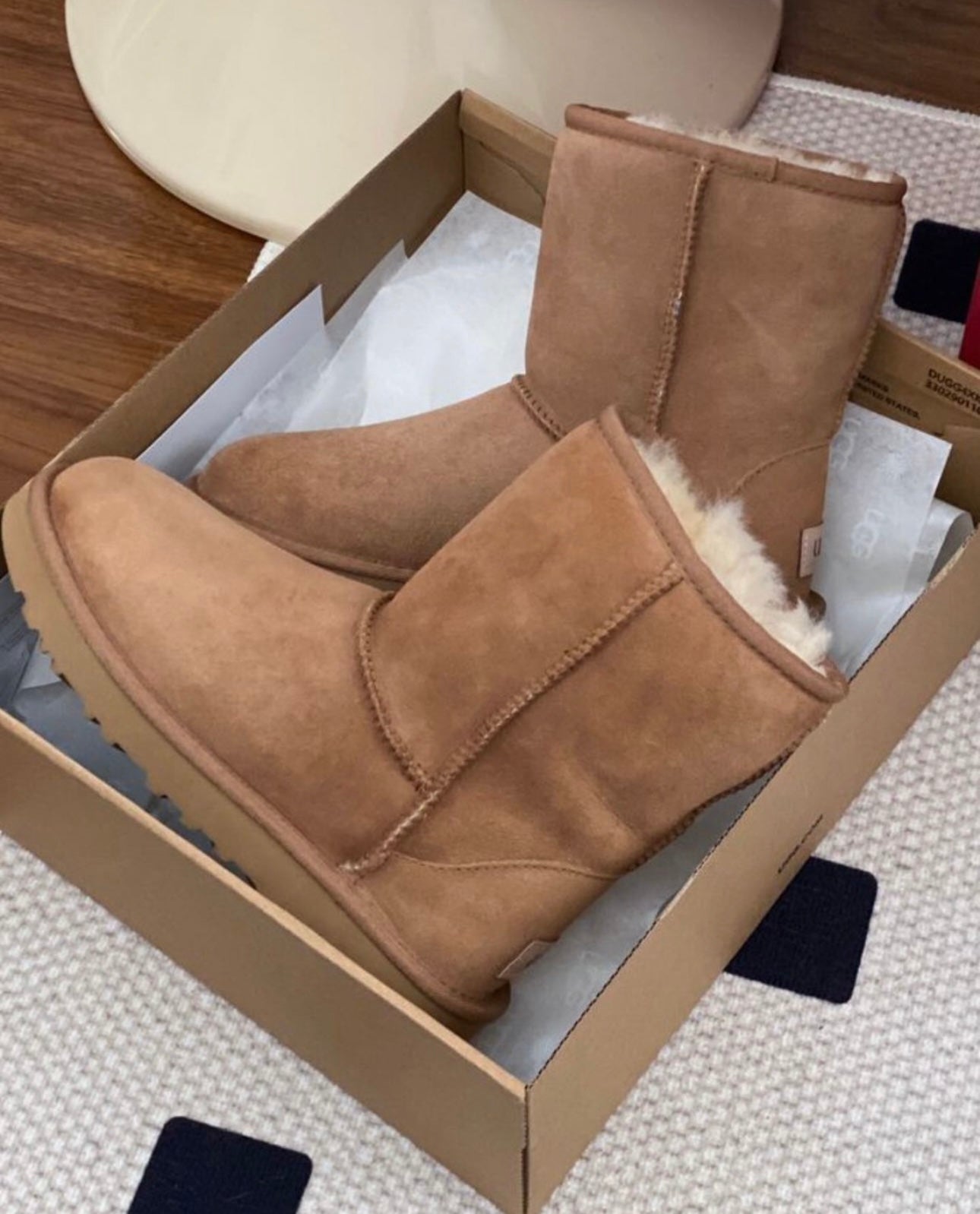 Ugg classic ultra suede ankle boots