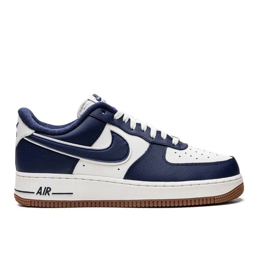 נעלי Nike AIR FORCE 1 Navy Blue White מקוריות בעיצוב אופנתי עכשווי לקידום אתר
