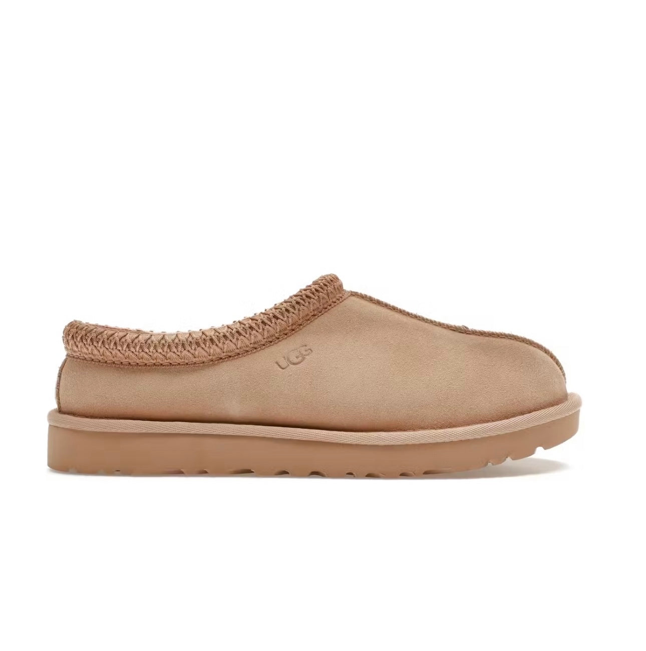 Ugg Tasman suede slippers light cream