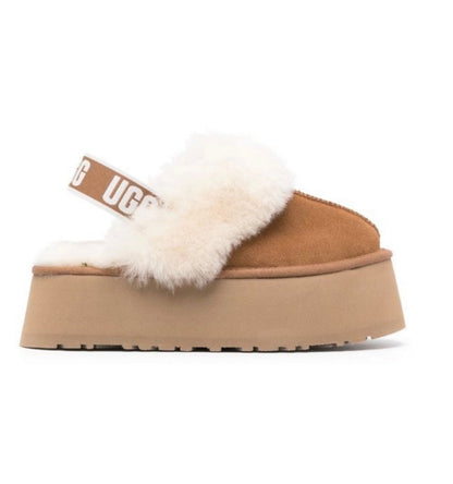 נעלי Ugg platform slipped brown מקוריות בעיצוב אופנתי עכשווי לקידום אתר