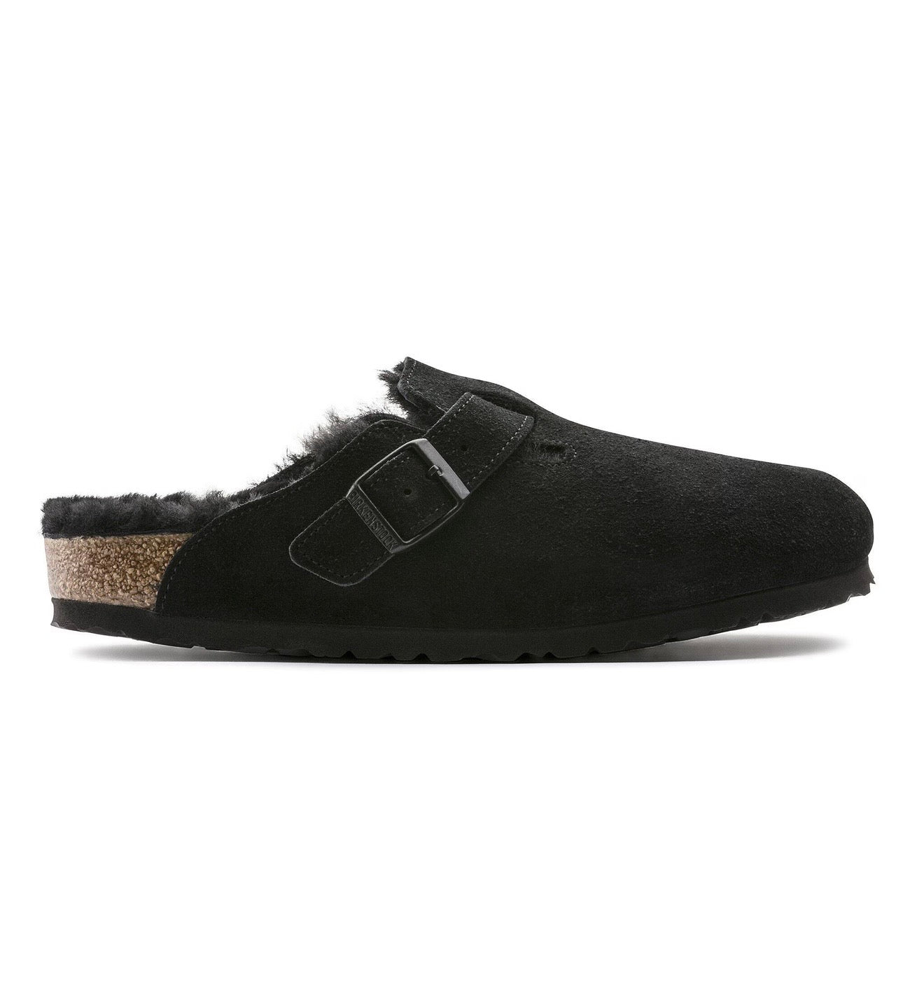 נעלי Birkenstock Boston shearling black מקוריות בעיצוב אופנתי עכשווי לקידום אתר