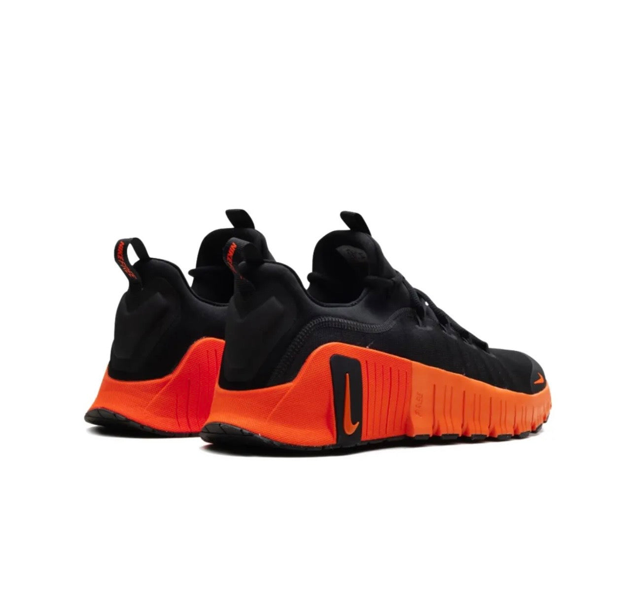 Nike free metcon black orange