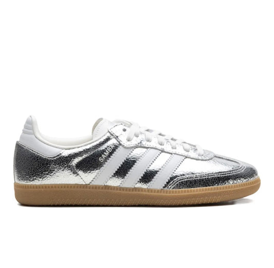 נעלי Adidas Samba silver מקוריות בעיצוב אופנתי עכשווי לקידום אתר