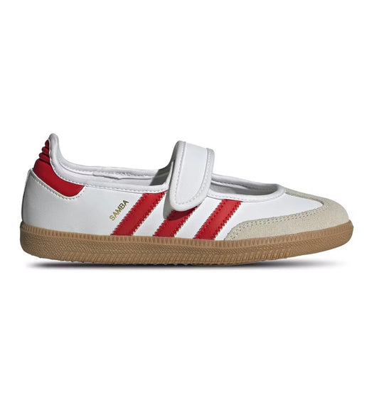 Adidas Samba Jane White Red