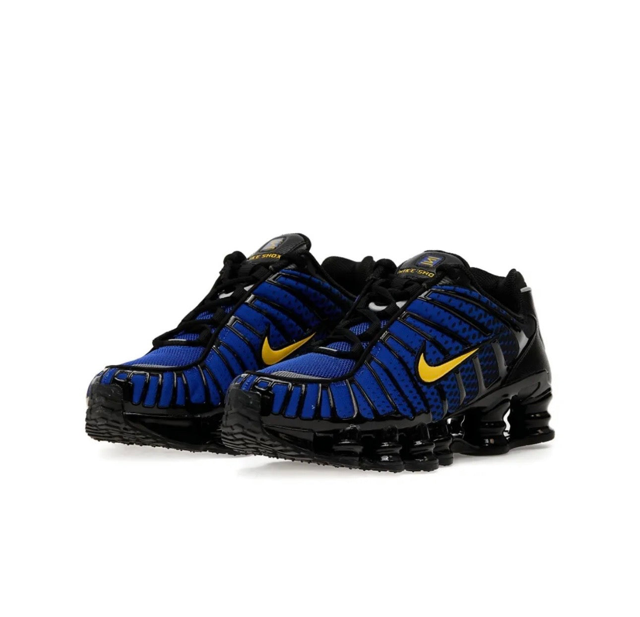 Nike Shox Black Blue Yellow