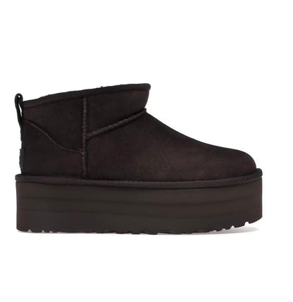 נעלי Ugg classic ultra mini platform boots black מקוריות בעיצוב אופנתי עכשווי לקידום אתר