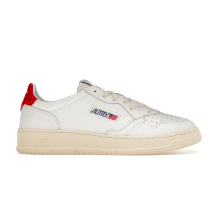 נעלי Autry White Red מקוריות בעיצוב אופנתי עכשווי לקידום אתר
