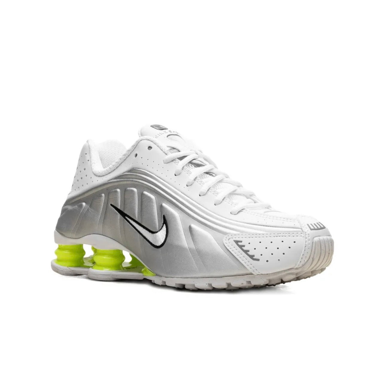 Nike Shox R4 Silver White Yellow