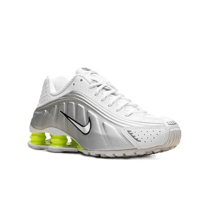 Nike Shox R4 Silver White Yellow