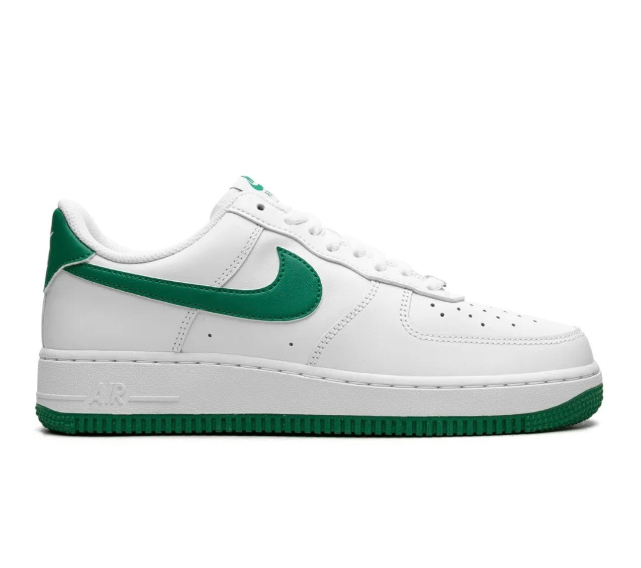 נעלי Nike AIR FORCE 1 White Green מקוריות בעיצוב אופנתי עכשווי לקידום אתר