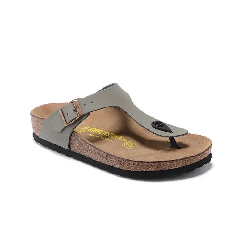 נעלי Birkenstock Gizeh khaki מקוריות בעיצוב אופנתי עכשווי לקידום אתר