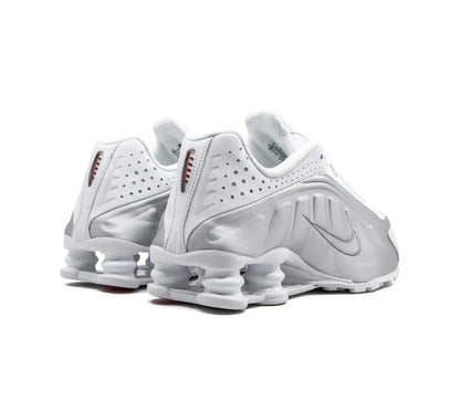 Nike Shox R4 Silver White